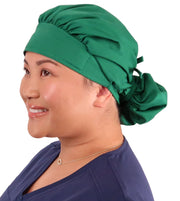 Banded Bouffant Surgical Scrub Cap - Solid Teal - Banded Bouffant Surgical Scrub Caps - Sparkling EARTH