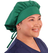 Banded Bouffant Surgical Scrub Cap - Solid Teal - Banded Bouffant Surgical Scrub Caps - Sparkling EARTH