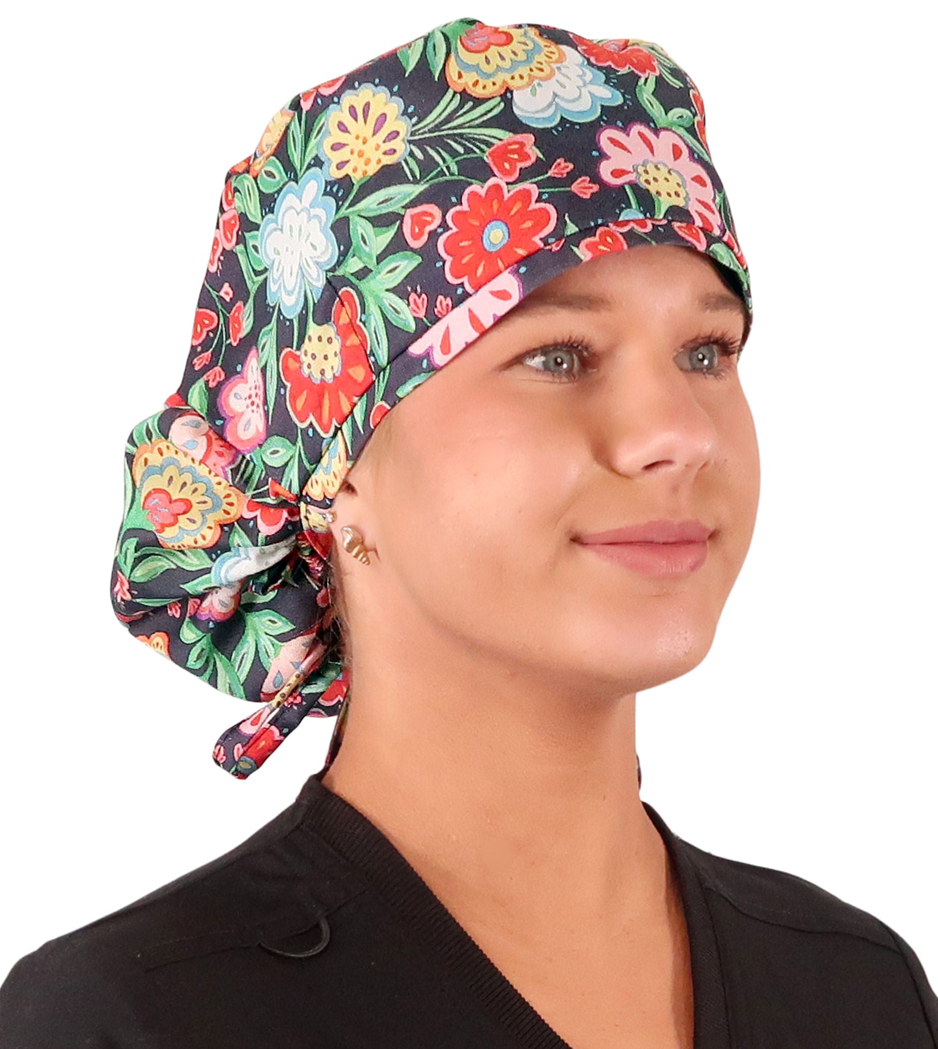 Van Gogh Almond Blossoms Scrub Cap For Long Hair Vans x Vincent Van Gogh Almond Blossom Hat | eBay main image 3