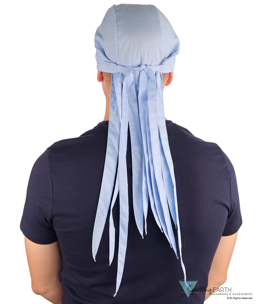 Bold Nicole Nomad 10 Skull Cap - Stylish for Bikers and Hair Loss - USA Made - Solid Sky Blue - Nicole Nomad 10 Skull Caps - Sparkling EARTH