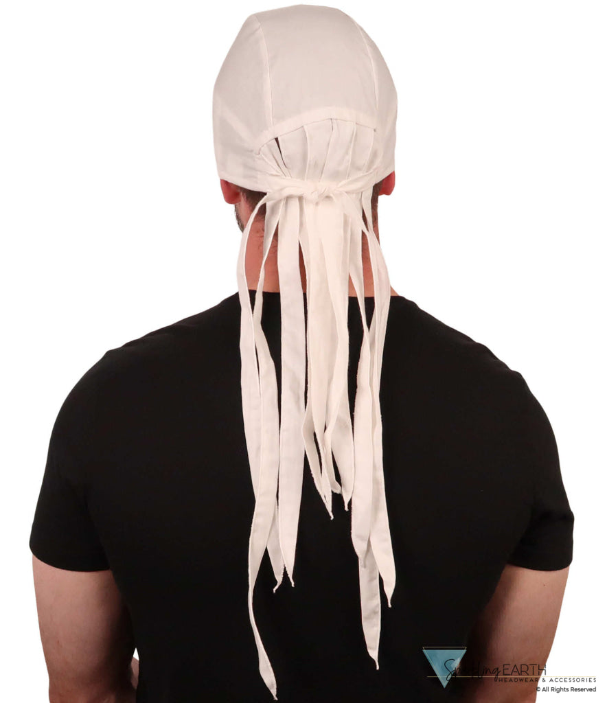 Bold Nicole Nomad 10 Skull Cap - Stylish for Bikers and Hair Loss - USA Made - Solid White