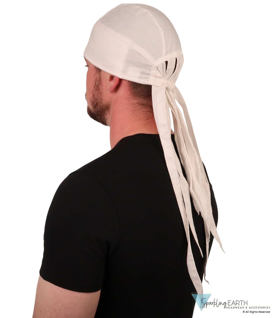 Bold Nicole Nomad 10 Skull Cap - Stylish for Bikers and Hair Loss - USA Made - Solid White