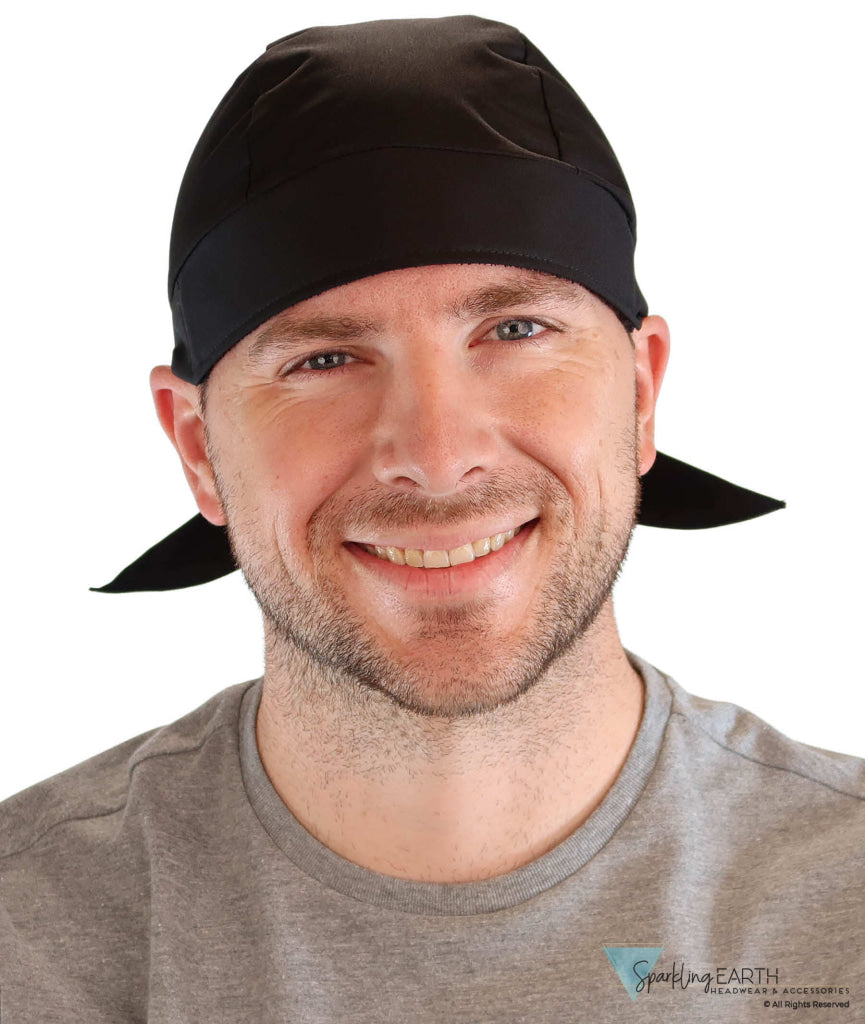 Breathable Cotton Skull Caps Black Black Classic Skull Caps