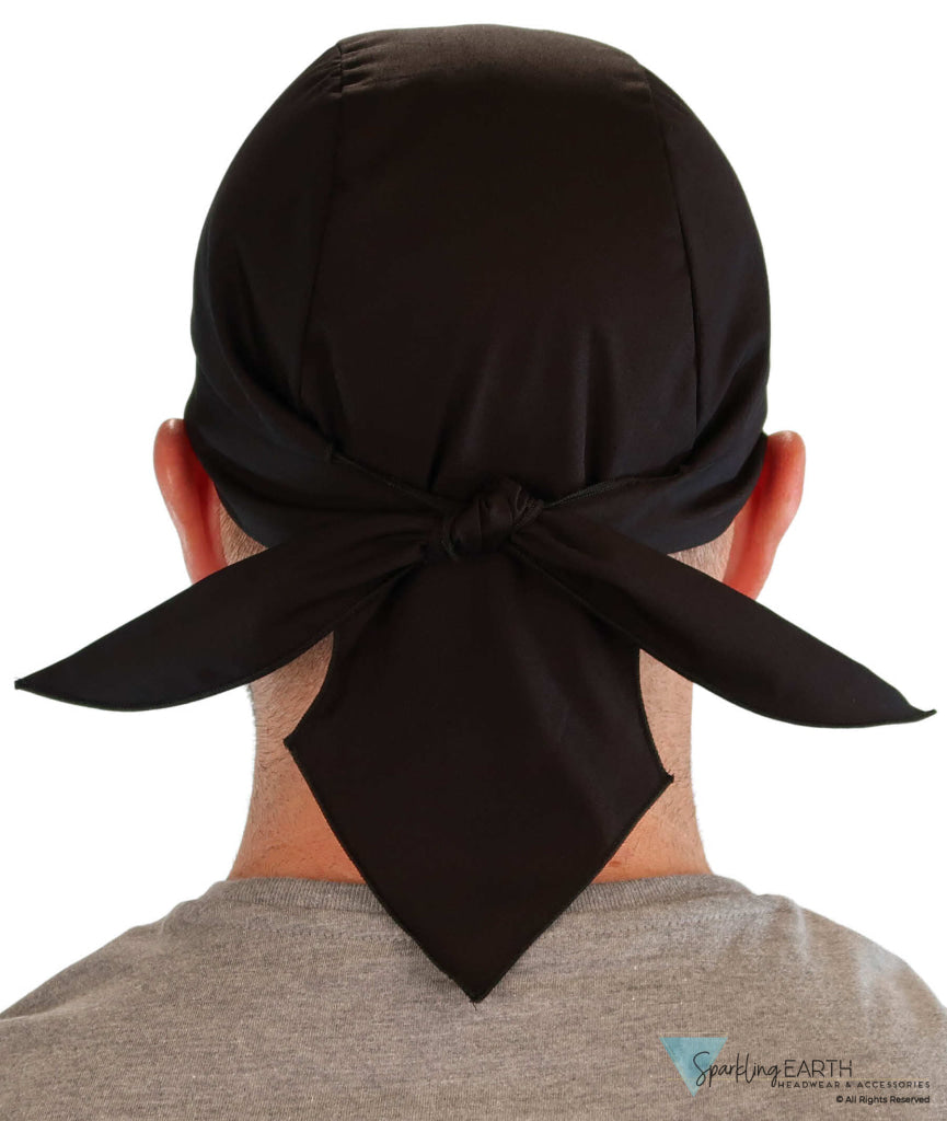 Breathable Cotton Skull Caps - Black Classic Skull Caps