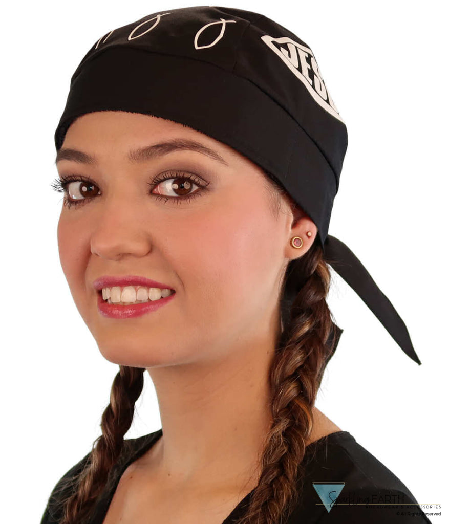 Breathable Cotton Skull Caps - Christian Fish Jesus - Classic Skull Caps - Sparkling EARTH