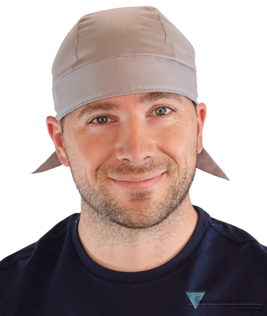 Breathable Cotton Skull Caps - Light Grey - Classic Skull Caps - Sparkling EARTH
