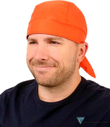 Breathable Cotton Skull Caps: Perfect for Any Activity - Burnt Orange Classic Skull Caps