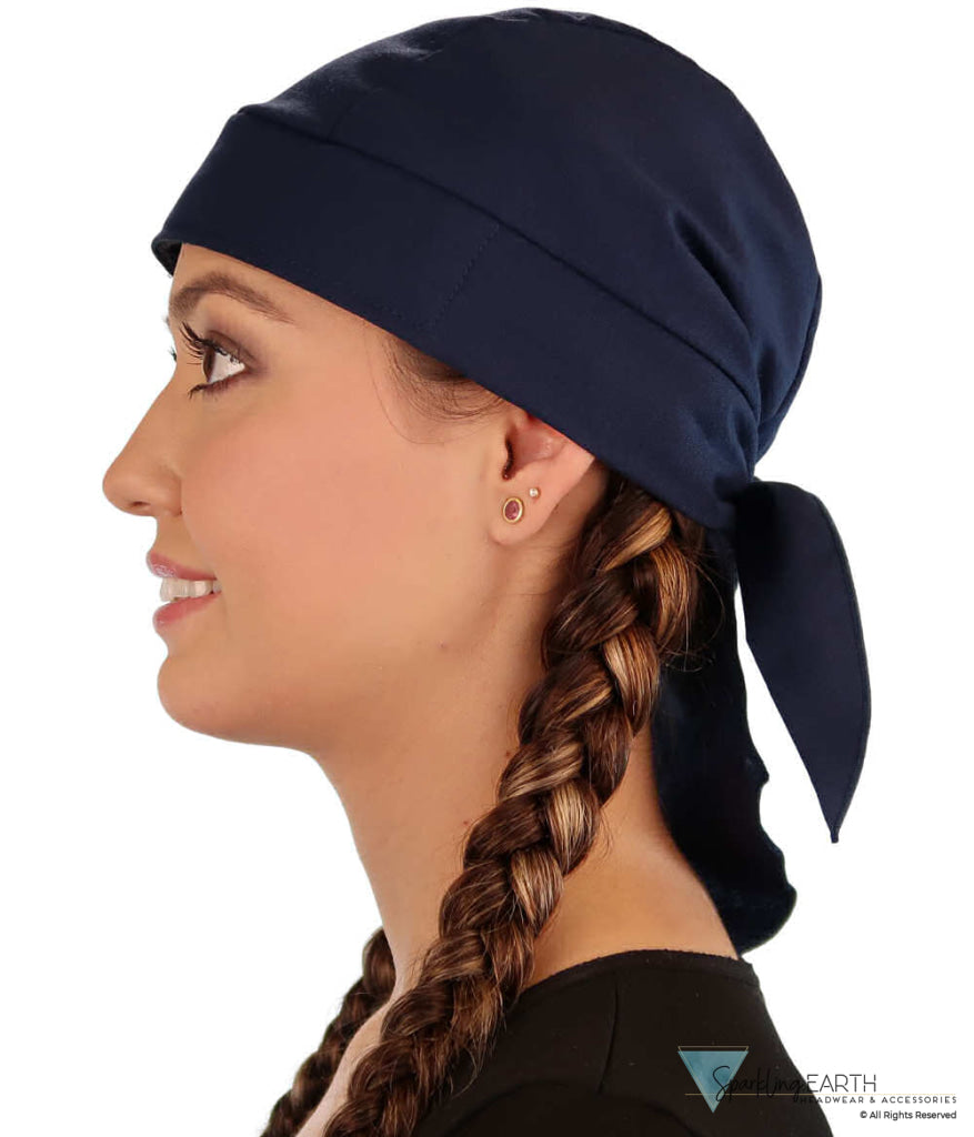 Breathable Cotton Skull Caps: Perfect for Any Activity - Navy Blue Classic Skull Caps
