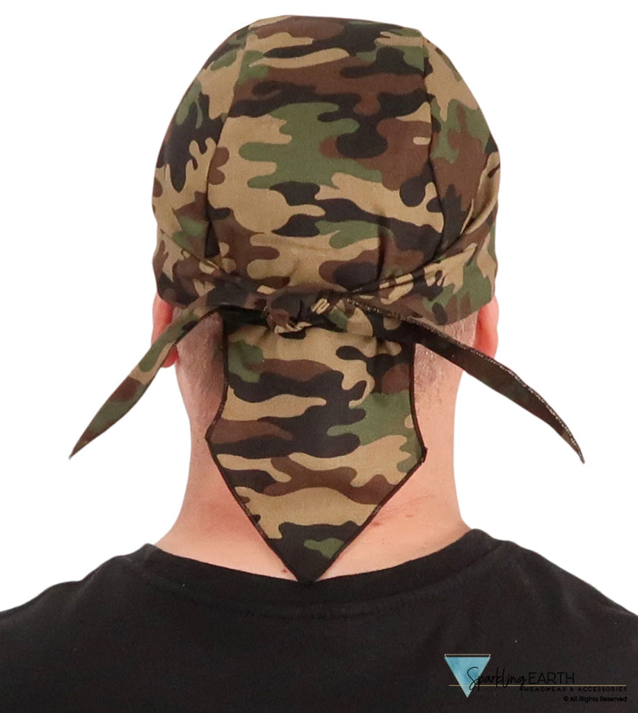 Breathable Cotton Skull Caps: Perfect for Any Activity - Woodland Camo Classic Skull Caps