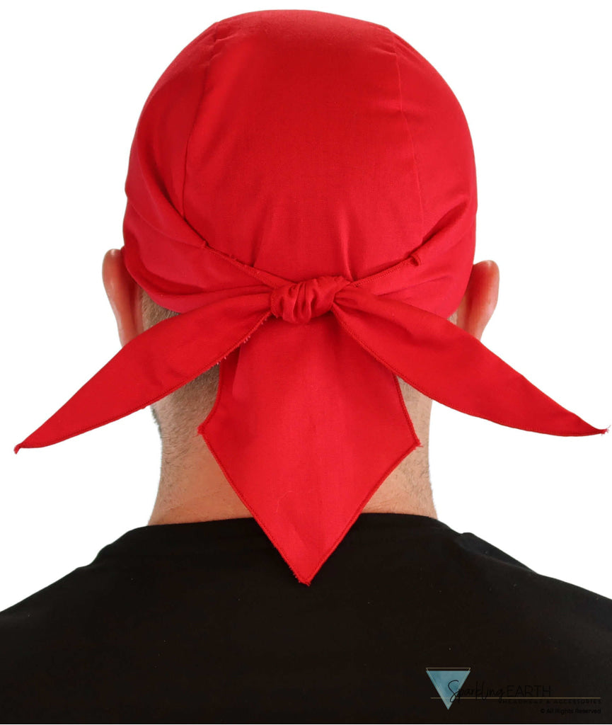Breathable Cotton Skull Caps - Red Classic Skull Caps