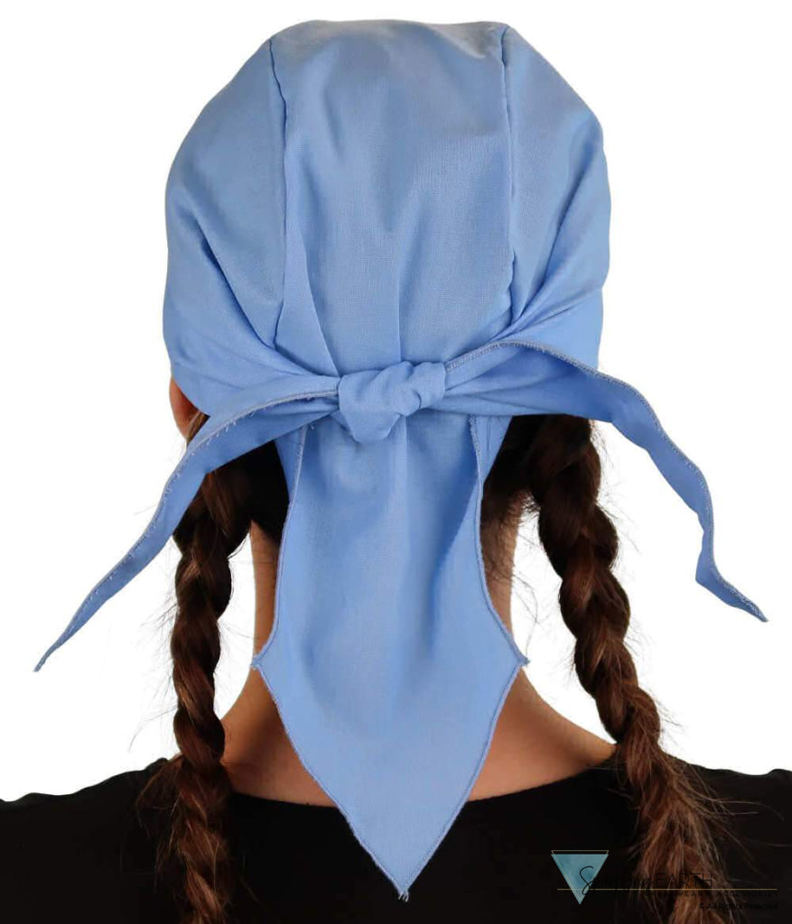 Breathable Cotton Skull Caps - Sky Blue Classic Skull Caps