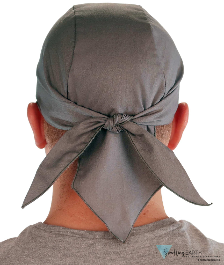 Breathable Cotton Skull Caps - Solid Grey - Classic Skull Caps - Sparkling EARTH