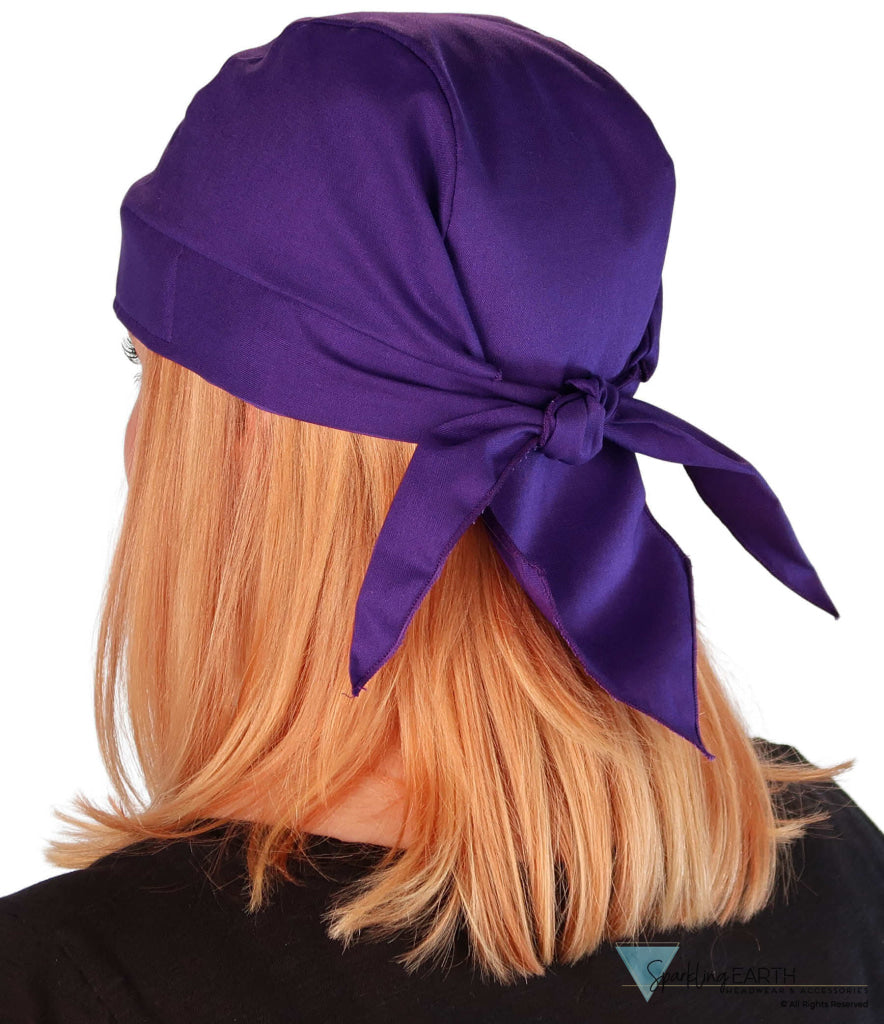 Classic Skull Cap - Solid Purple - Classic Skull Caps - Sparkling EARTH