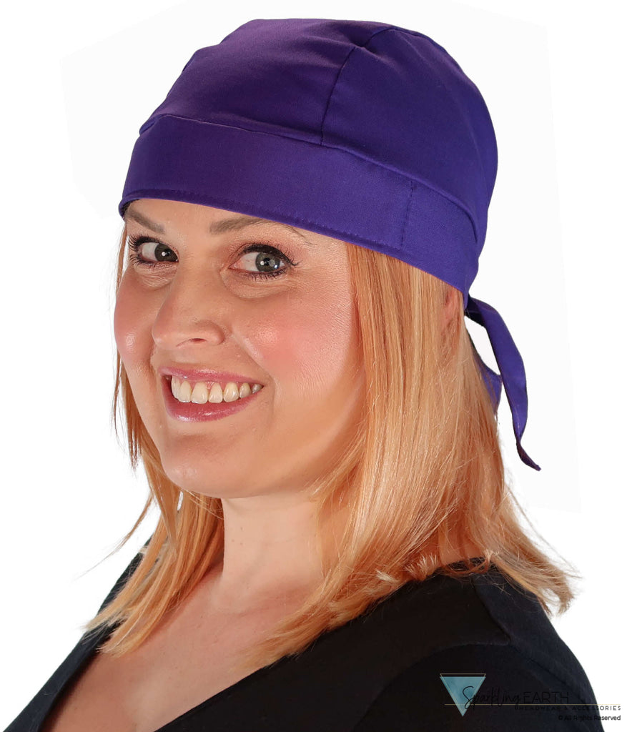 Classic Skull Cap - Solid Purple - Classic Skull Caps - Sparkling EARTH
