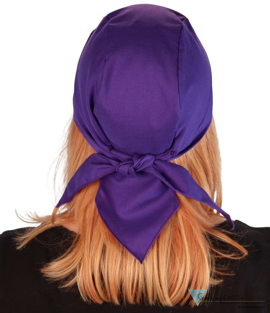 Classic Skull Cap - Solid Purple - Classic Skull Caps - Sparkling EARTH