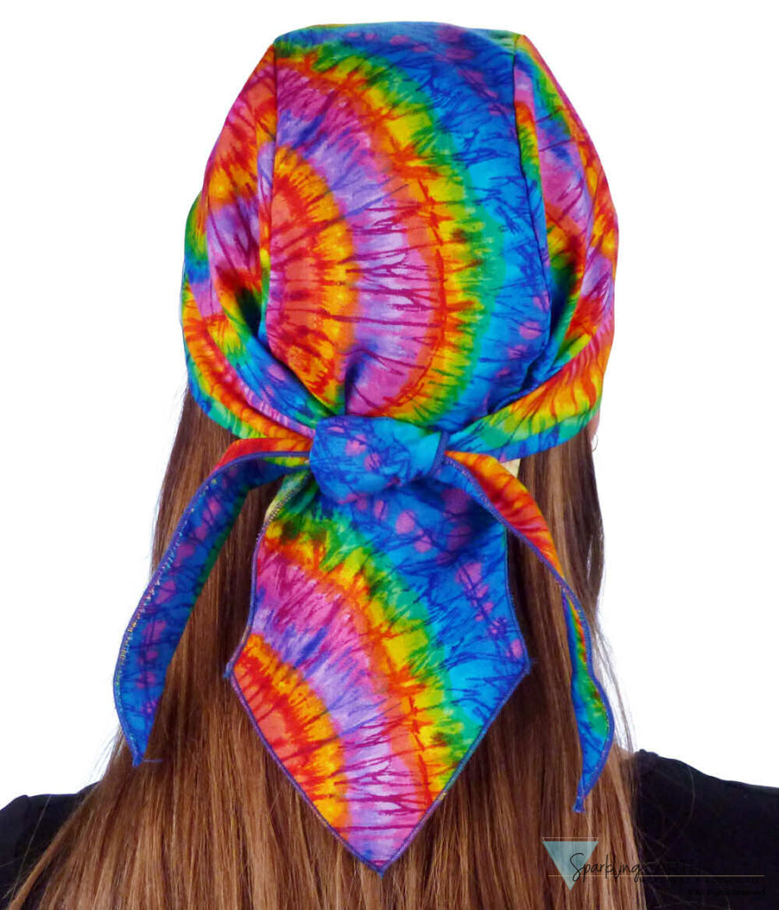 Breathable Cotton Skull Caps Tie Dye Classic Skull Caps