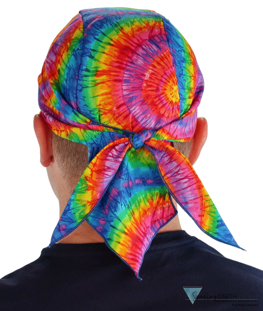 Breathable Cotton Skull Caps Tie Dye Classic Skull Caps