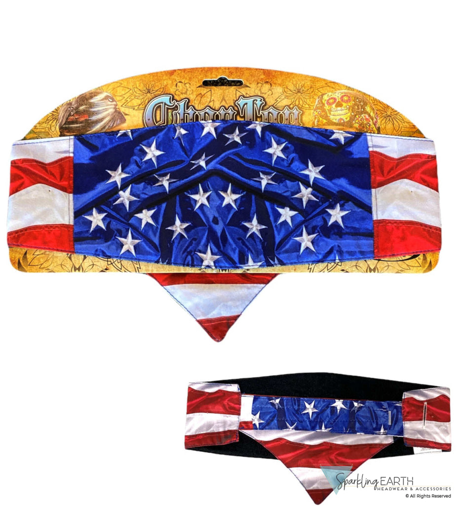 Chop Top - USA Flag Stars & Stripes (Imported) - Imported Chop Tops - Sparkling EARTH