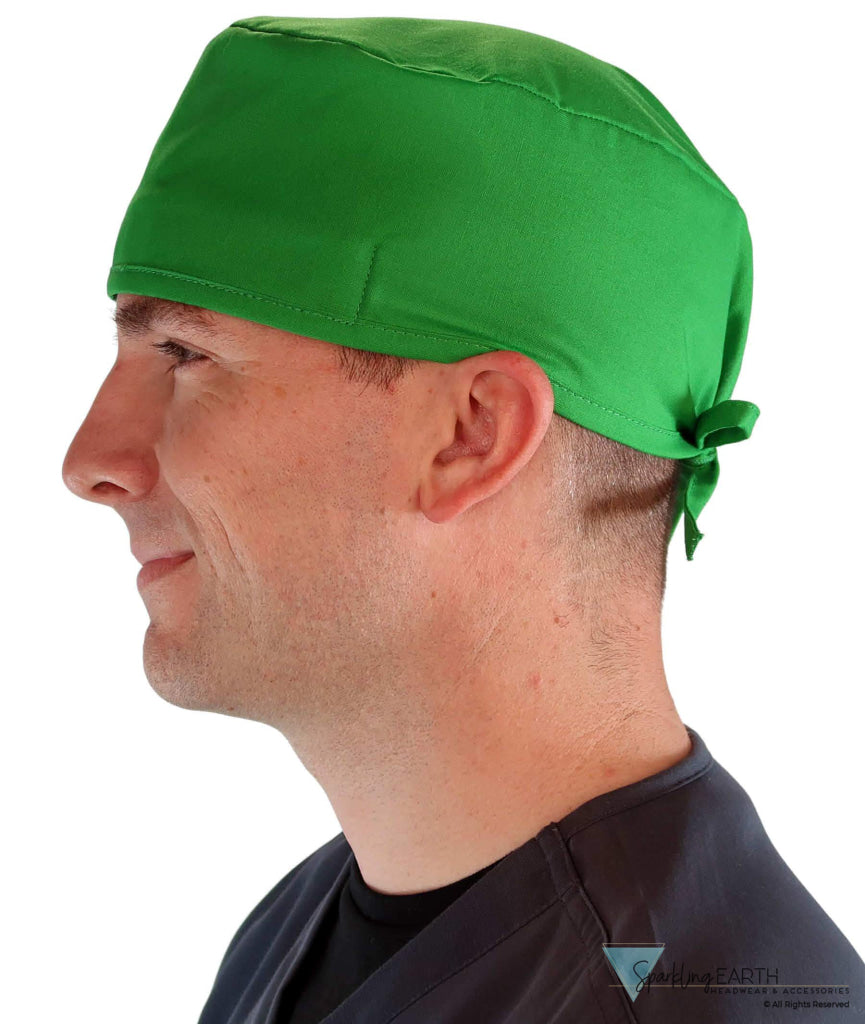 Surgical Scrub Cap - Solid Kelly Green - Surgical Scrub Caps - Sparkling EARTH