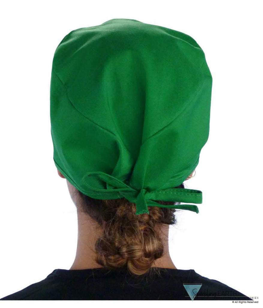 Surgical Scrub Cap - Solid Kelly Green - Surgical Scrub Caps - Sparkling EARTH