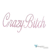 Embellished Chop Top Doo Wrap – Bold Biker Bandana with Exclusive Bling - Black Chop Top with Dark Pink Fancy Crazy