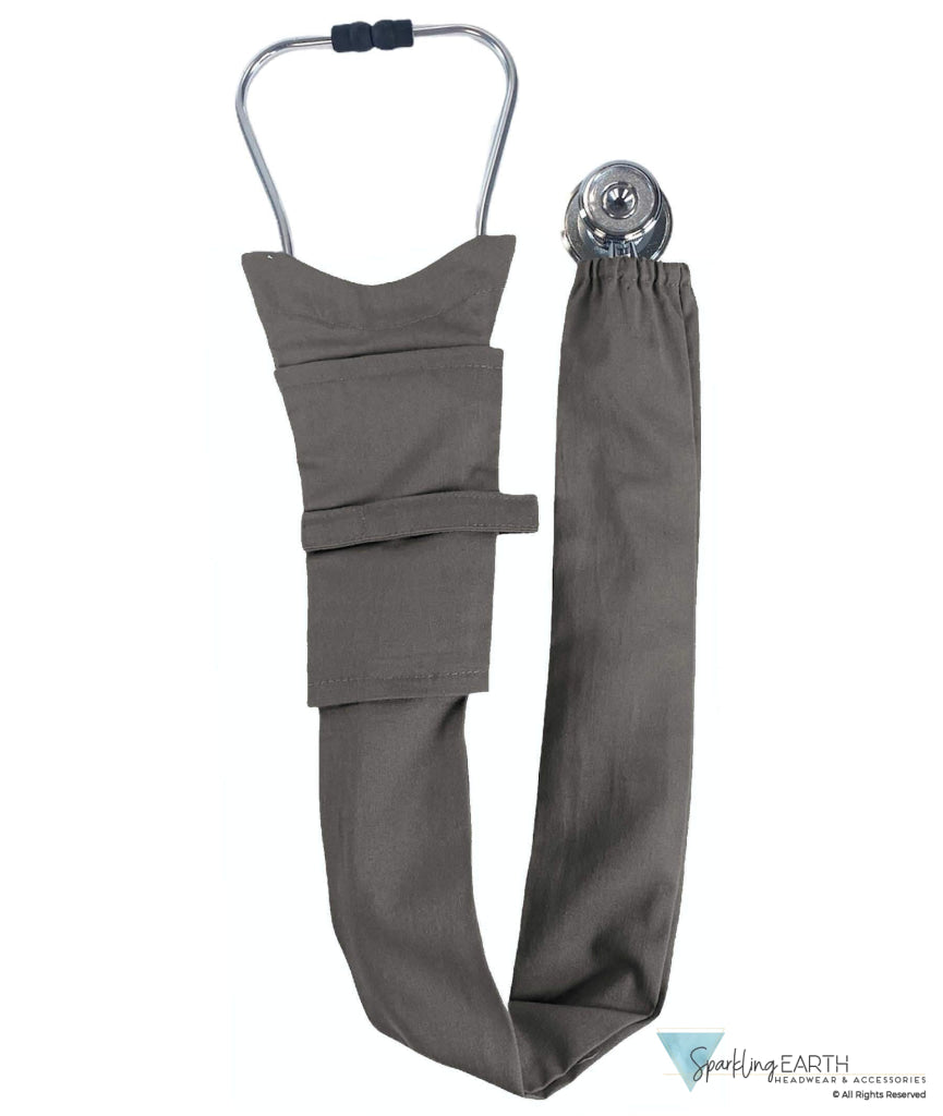 Stethoscope Cover - Solid Grey - Stethoscope Covers - Sparkling EARTH
