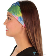 Stretch Headband - Multi Color Tie Dye (Pastel) - Sparkling EARTH