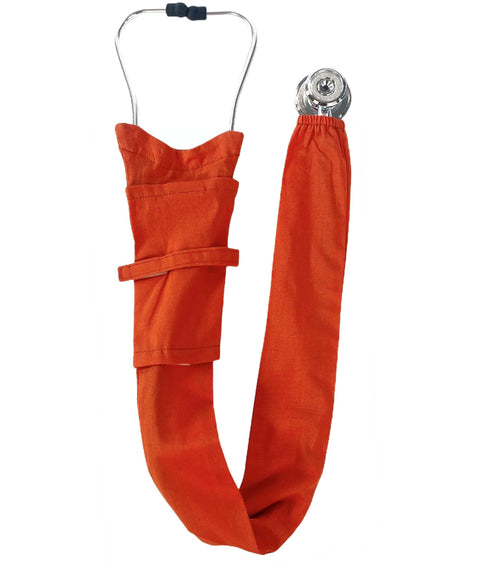 Stethoscope Cover - Solid Burnt Orange - Stethoscope Covers - Sparkling EARTH