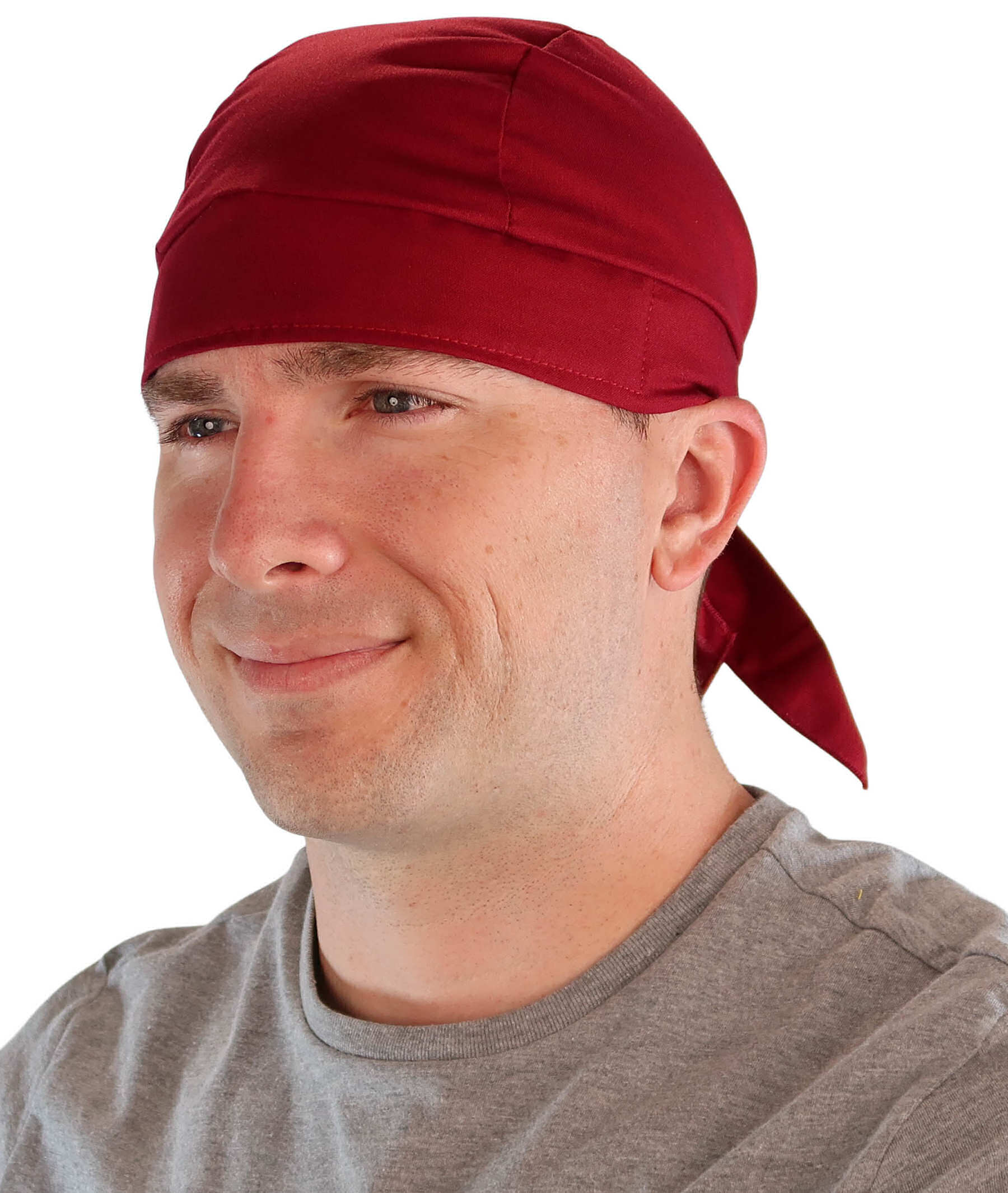 Breathable Cotton Skull Caps Red Wine Red Wine Classic Skull Caps