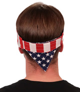 Chop Top Biker Style Headbands - American Flag