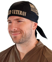 Classic Skull Cap - Disabled Veteran on Black