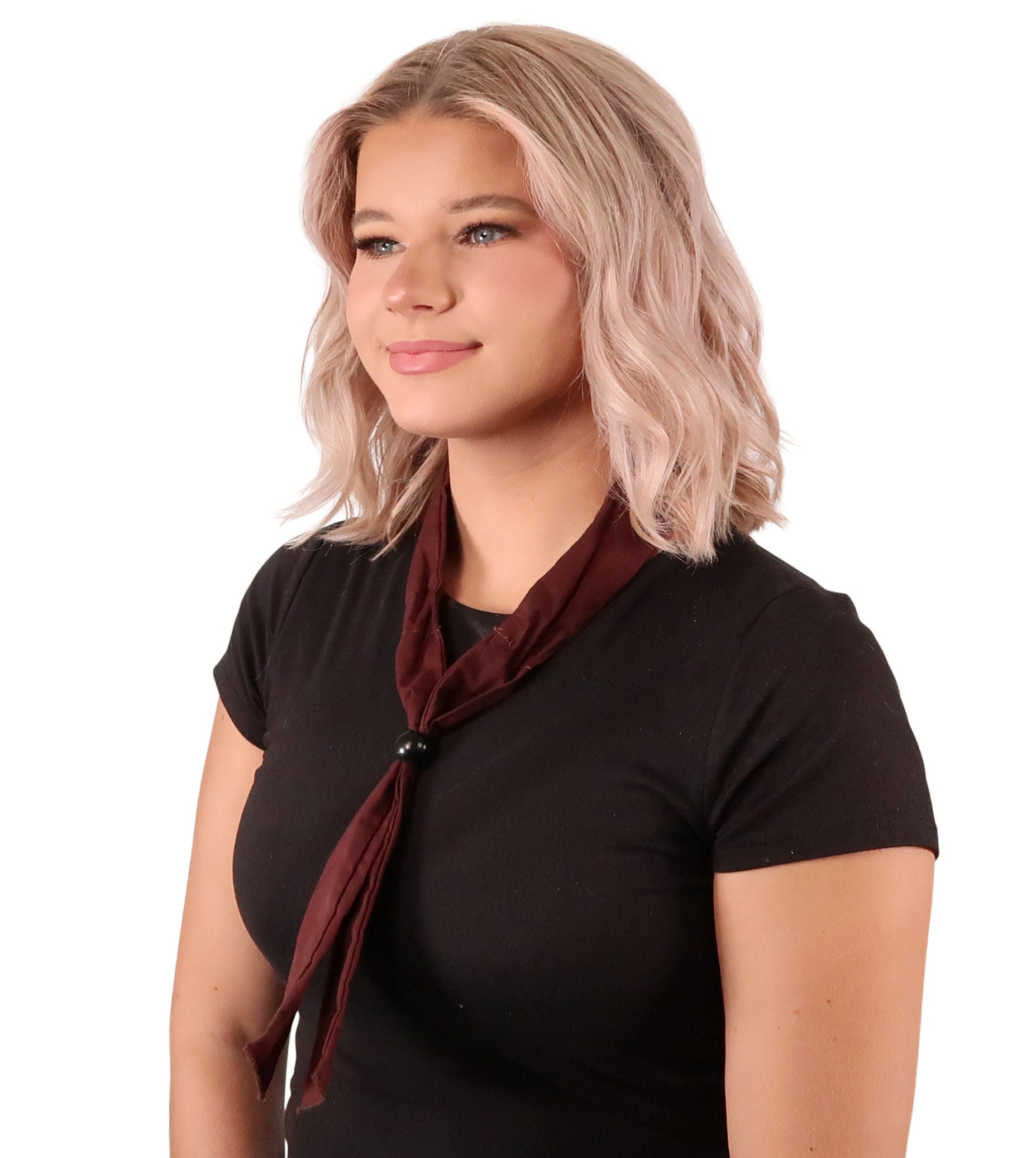 Reusable Cooling Neck Tie - Solid Chocolate Brown NECK COOLING TIES