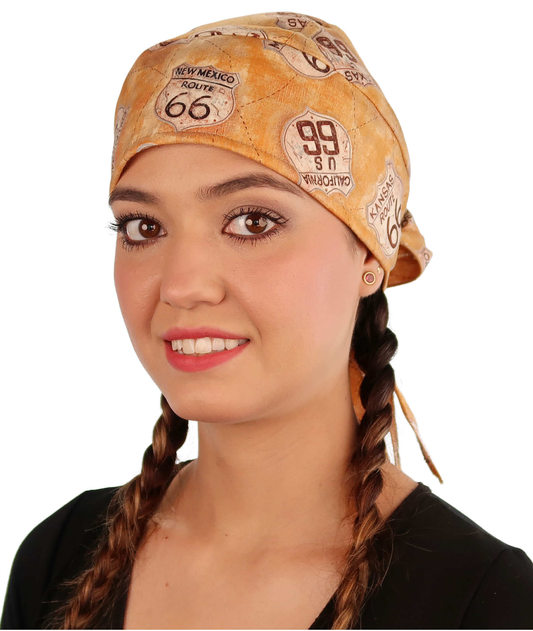 Nomad 10 Skull Cap - Rockstar Style for the Open Road - American Made - Desert Route 66 Nomad 10 Skull Caps