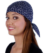 Skull Cap - Small Stars on Navy