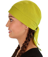 Grand Stretch Skull Cap - Solid Lime Green