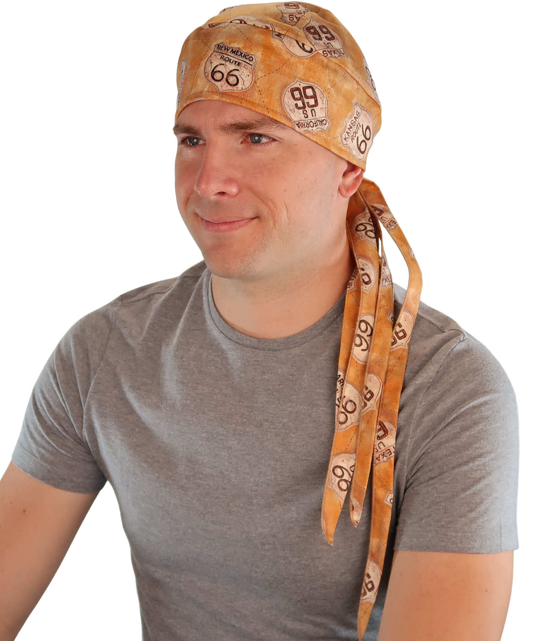 Nomad 10 Skull Cap - Rockstar Style for the Open Road - American Made - Desert Route 66 Nomad 10 Skull Caps