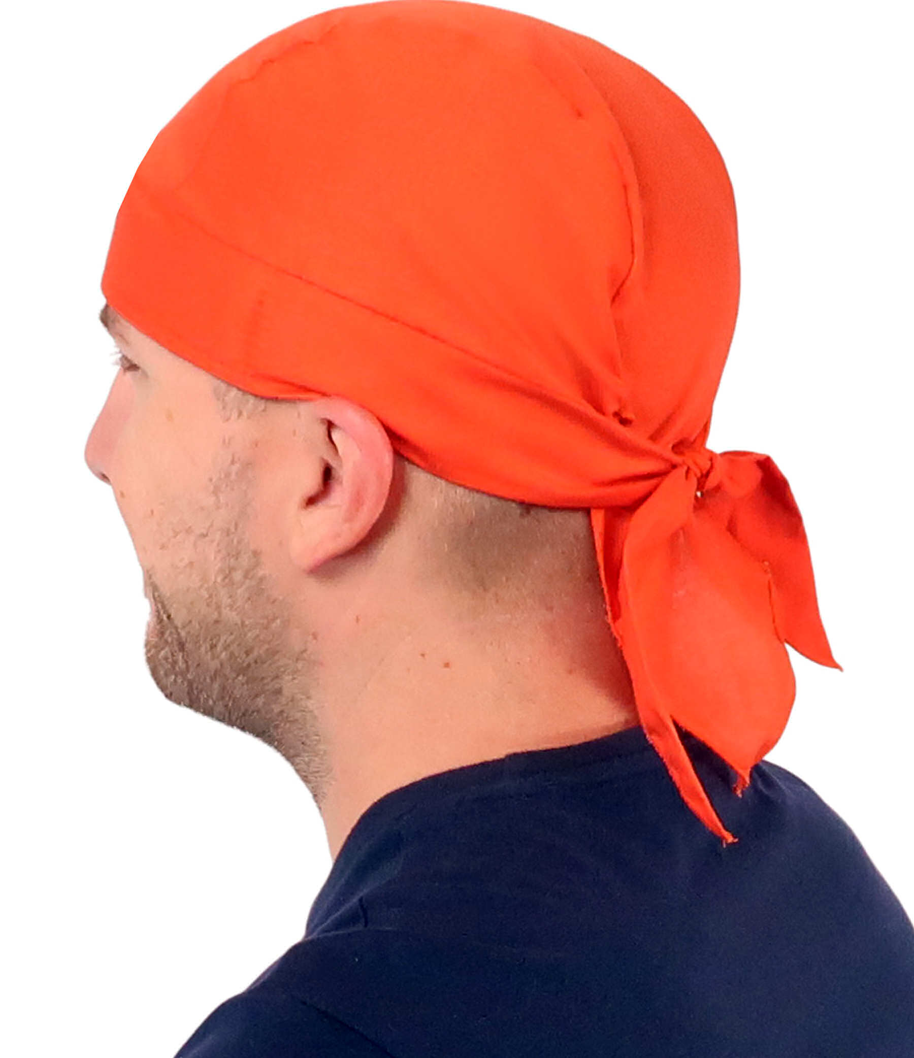 Breathable Cotton Skull Caps: Perfect for Any Activity - Burnt Orange Classic Skull Caps