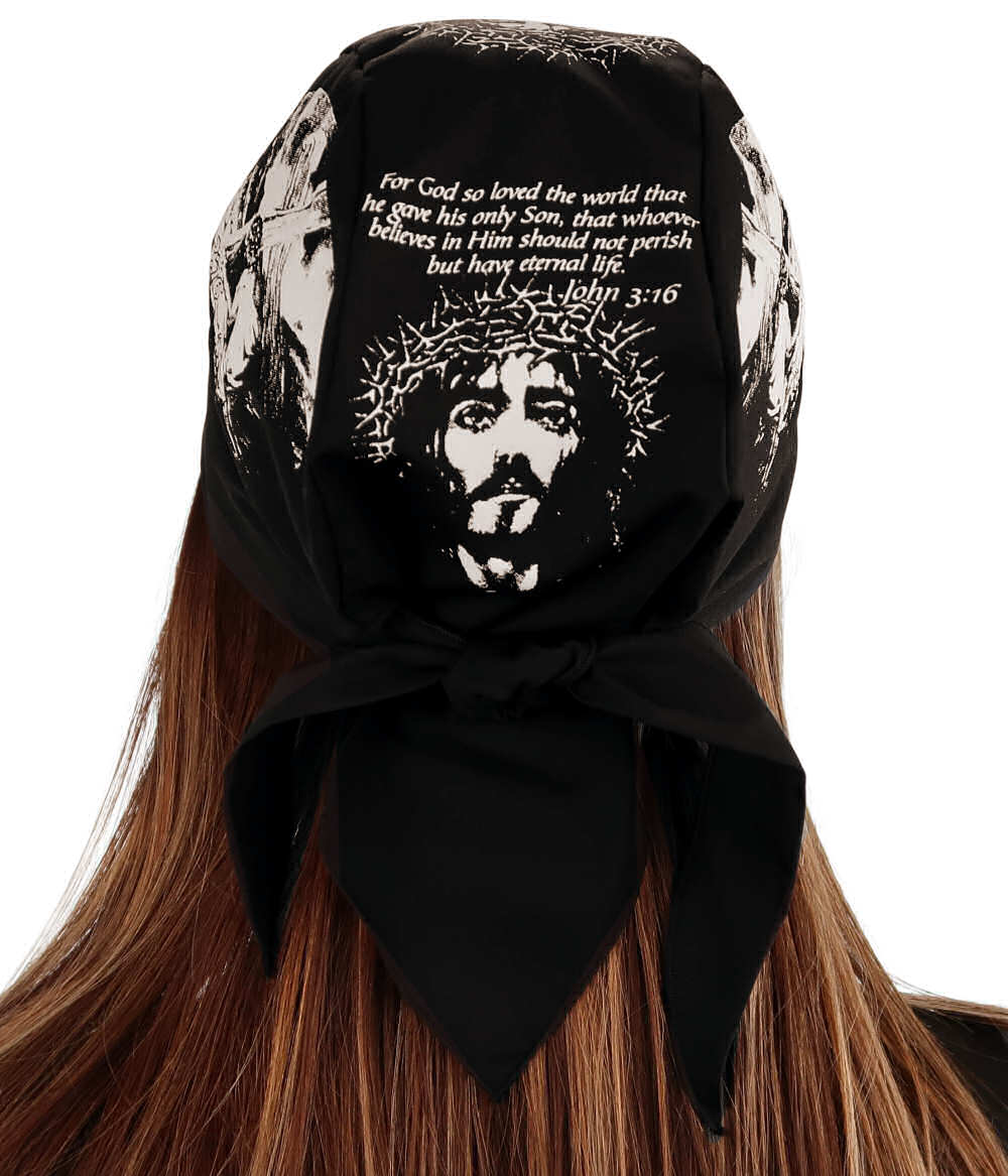 Breathable Cotton Skull Caps: Perfect for Any Activity  - Screen Printed John 3:16 - Classic Skull Caps - Sparkling EARTH