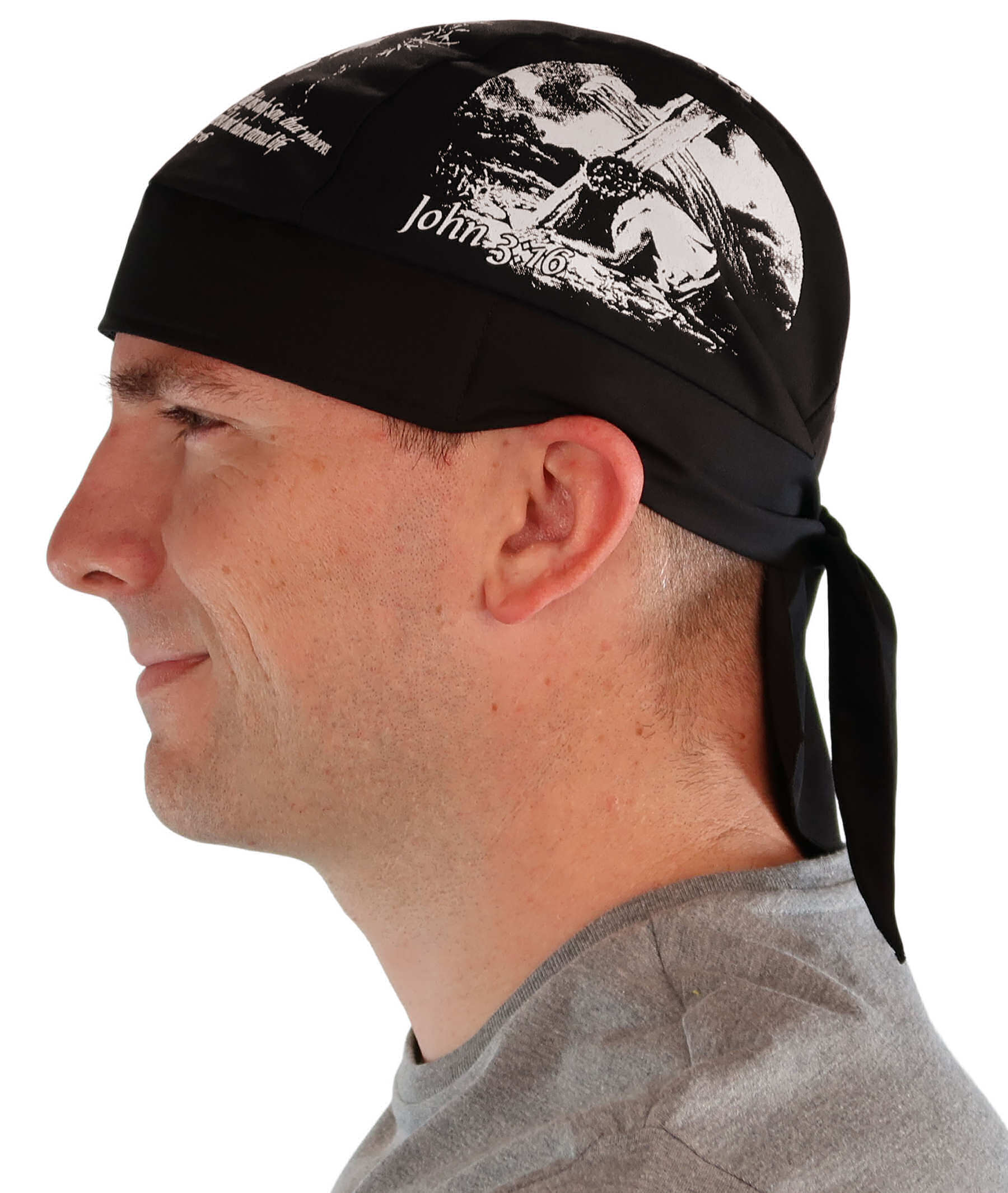 Breathable Cotton Skull Caps: Perfect for Any Activity  - Screen Printed John 3:16 - Classic Skull Caps - Sparkling EARTH