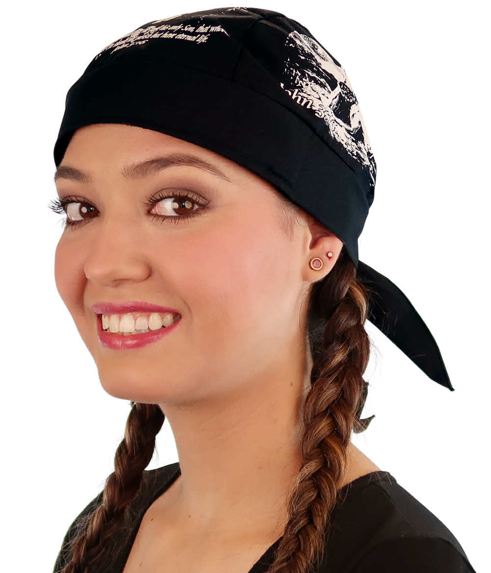 Breathable Cotton Skull Caps: Perfect for Any Activity  - Screen Printed John 3:16 - Classic Skull Caps - Sparkling EARTH