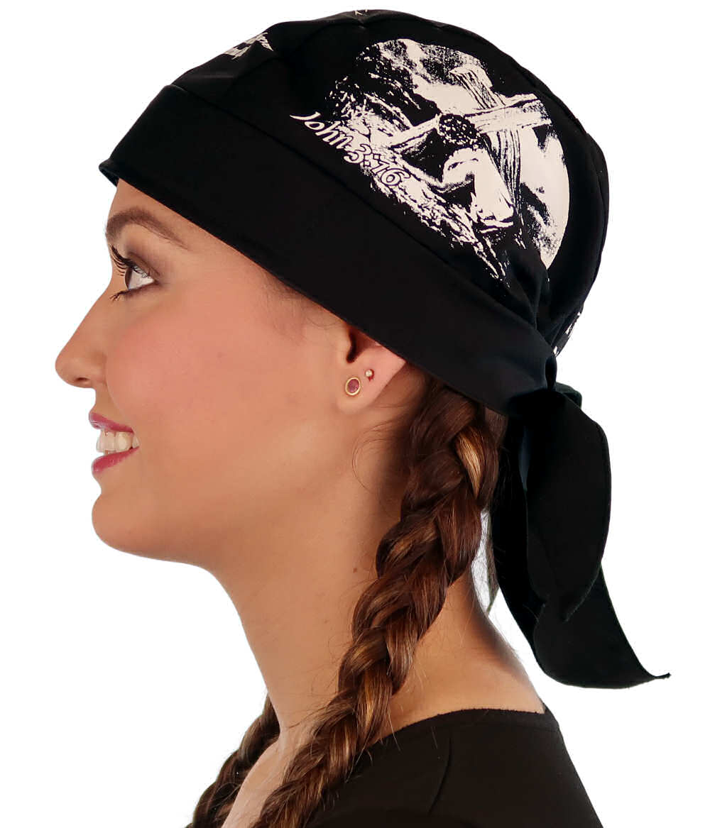 Breathable Cotton Skull Caps: Perfect for Any Activity  - Screen Printed John 3:16 - Classic Skull Caps - Sparkling EARTH