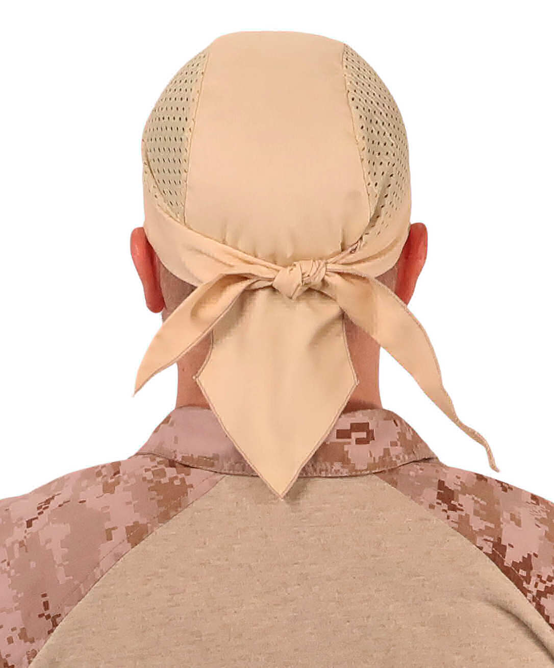 Breathable Cotton Skull Caps with Air Flow Side Panels - Ultimate Comfort Cotton - Tan Air Flow (Mesh Sides) Classic