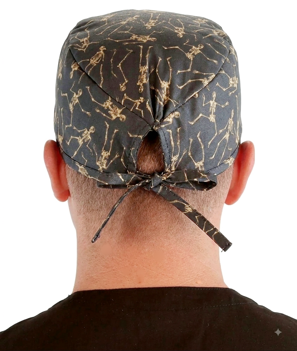 Classic Surgical Scrub Cap - Skeleton Shuffle