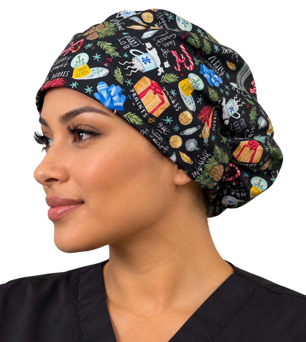 Riley Comfort Scrub Cap - Festive Favorites (Holiday)
