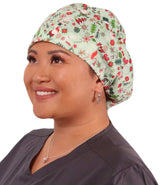 Riley Surgical Scrub Cap - Holiday Tradition