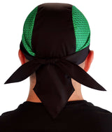 Classic Skull Cap - Green and Black Air Flow (Mesh Sides)