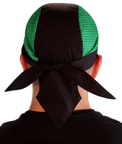 Breathable Cotton Skull Caps with Air Flow Side Panels – Ultimate Comfort - Green and Black Air Flow (Mesh Sides) - Classic Skull Caps - Sparkling EARTH