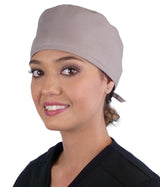 Surgical Scrub Cap  - Solid Light Grey