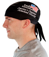 Classic Skull Cap - Screen Printed Americas Original Homeland on Black