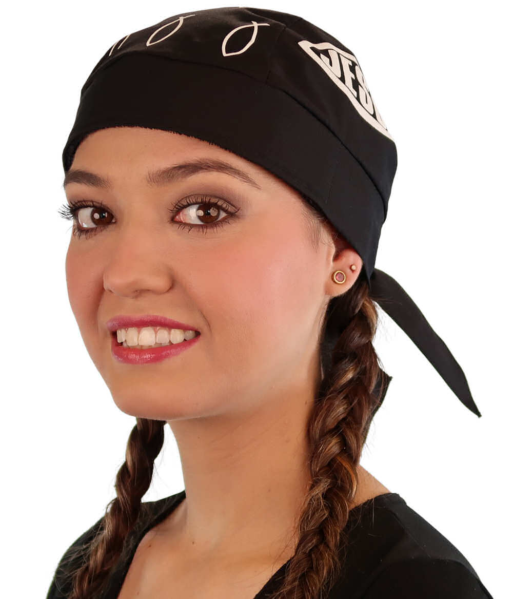 Breathable Cotton Skull Caps: Perfect for Any Activity - Christian Fish Jesus Classic Skull Caps